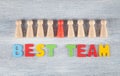 Best Team concept. Business. Teamwork Royalty Free Stock Photo