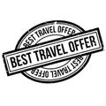 Best Travel Offer rubber stamp