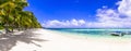 Best tropical beach destination - paradise island Mauritius Royalty Free Stock Photo