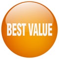 best value button Royalty Free Stock Photo