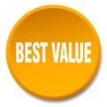 best value button Royalty Free Stock Photo