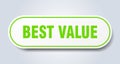 best value sticker. Royalty Free Stock Photo