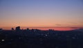 The best view of Ankara at sunset Royalty Free Stock Photo