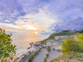 Best view of Melasti beach Royalty Free Stock Photo