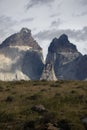 The best view of torres del paine national park vertical photo