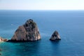 The best views of the Big and Small Mizithra island of Zakynthos, Greece