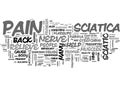 Best Way To Relieve Sciatic Nerve Pain Word Cloud