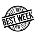 Best Week rubber stamp Royalty Free Stock Photo