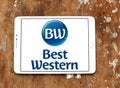 Best western hotels logo Royalty Free Stock Photo