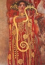 the best works of art - Hygieia (1907) Gustav Klimt -a beautiful work of art by a famous painter Royalty Free Stock Photo