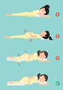 Best and worst positions for sleeping pregnant women