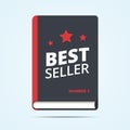 Bestseller book icon.