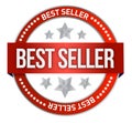 Bestseller label seal Royalty Free Stock Photo