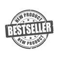 Bestseller, new product vector stamp Royalty Free Stock Photo