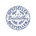 Bestseller rubber stamp Royalty Free Stock Photo