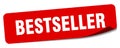 bestseller sticker. bestseller label Royalty Free Stock Photo