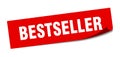 bestseller sticker. Royalty Free Stock Photo