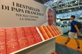 The bestsellers of Pope Francis on display at international book fair Turin Italy