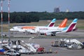 Planes seen from Berlin Tegel Airport Visitors Terrace