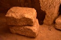 Inside of The Cave of Rabbi Yehuda Hanassi Bet She`arim National Park in Kiryat Tiv`on Israel