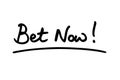 Bet Now Royalty Free Stock Photo