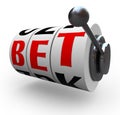 Bet Words on Slot Machine Wheels - Gambling