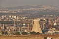 Bet Zikuk factory in Haifa, aerial panoramic photo Royalty Free Stock Photo