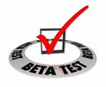 Beta Test Early Product Release Review Check Mark Box