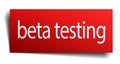 beta testing sign Royalty Free Stock Photo