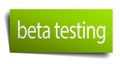 beta testing sign Royalty Free Stock Photo