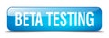 beta testing button Royalty Free Stock Photo