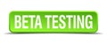 beta testing button Royalty Free Stock Photo