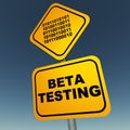 Beta testing Royalty Free Stock Photo