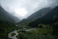 Betaab Valley is the best local sightseeing spot in Pahalgam Royalty Free Stock Photo