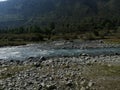 Eye catching view of the beautiful Betaab Valley in Pahalgam, Kashmir Royalty Free Stock Photo