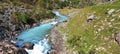 Eye catching view of the beautiful Betaab Valley in Pahalgam, Kashmir Royalty Free Stock Photo