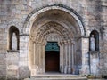 Betanzos church entrance Royalty Free Stock Photo