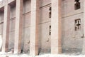 Bete Medhane Alem - monolithic rock-cut church in Lalibela