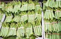 Betel leaves at a market in Myanmar