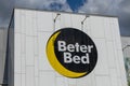 Beter Bed shop sign, BeterBed a store to buy bedroom furniture, mattresses and related products. Royalty Free Stock Photo