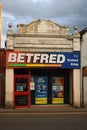 Betfred shop, Melton Road, Syston, taken late on a summers afternoon