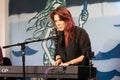 Beth Hart films a session in Brooklyn Royalty Free Stock Photo