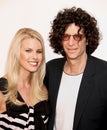 Beth Ostrosky and Howard Stern Royalty Free Stock Photo