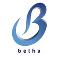 Betha - For Logo Blue gradient color