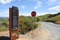 Towong shire the Hume region in far North East Victoria with Scenic mountains view with Lake Hume from Kurrajong Gap Lookout.