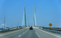 Bethany Beach, Delaware, U.S - July 4, 2020 - The view of the light traffic on the Indian River Bridge