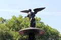 Bethesda Fountain with the Angel of the Waters statue, in Central Park, New York, NY Royalty Free Stock Photo