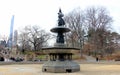 Bethesda Fountain, the Angel of the Waters statue, in Central Park, New York, NY, USA Royalty Free Stock Photo