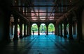 Bethesda fountain, lower passage, angel, Central Park, green lung, terrace, New York City Royalty Free Stock Photo