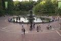 The Bethesda Fountain and Terrace in Central Park, New York City Royalty Free Stock Photo